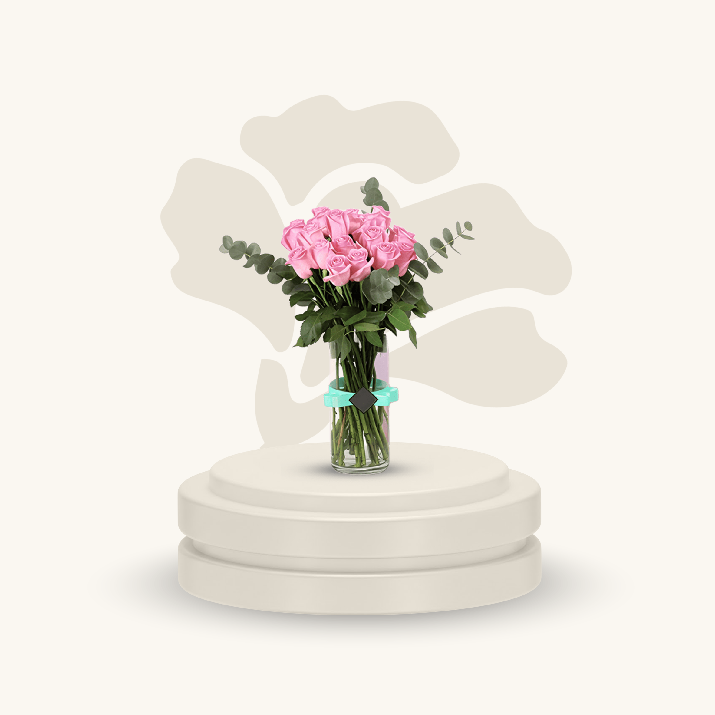 فازة الورد الوردي