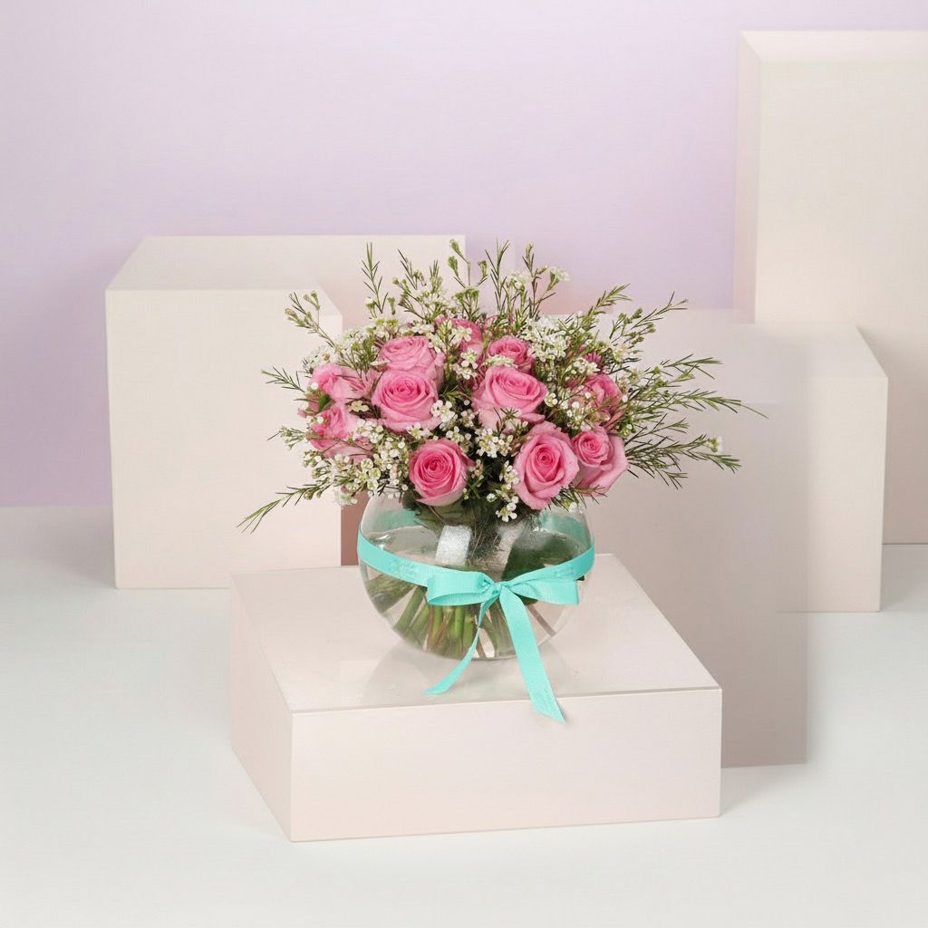 فازرة 20 وردة وردية