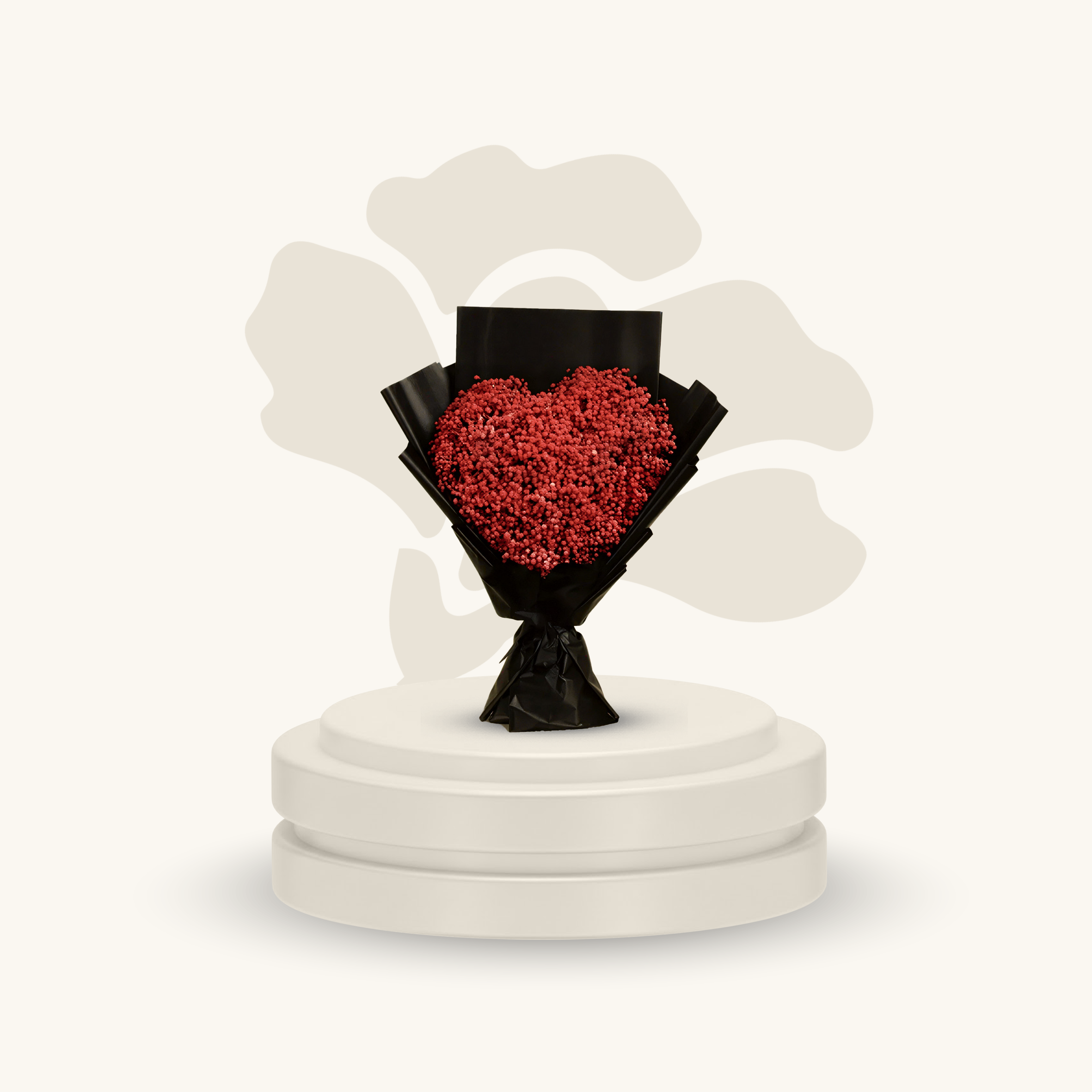 بوكيه الجبسوفيليا الاحمر