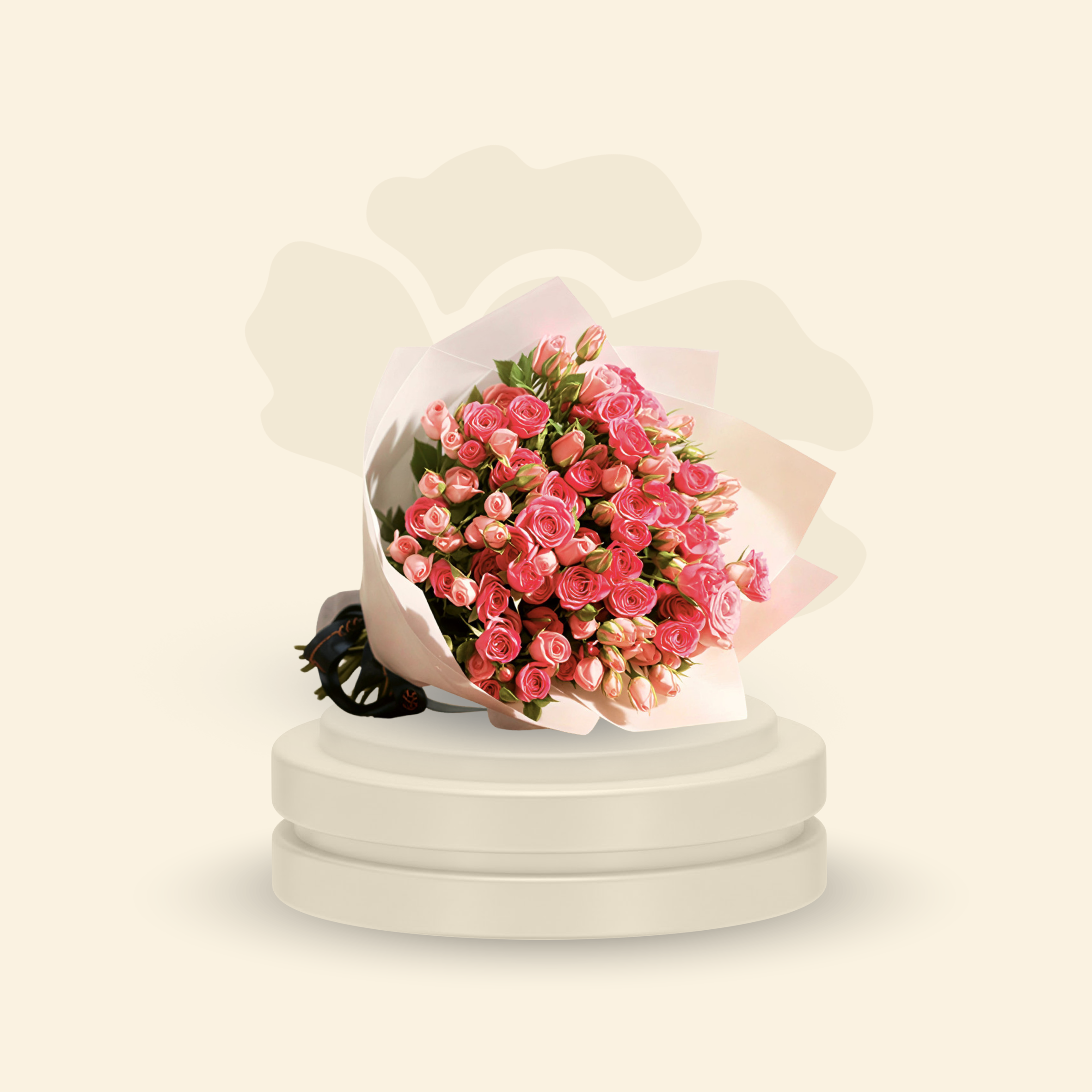 باقة أناقة الجوري الفريد