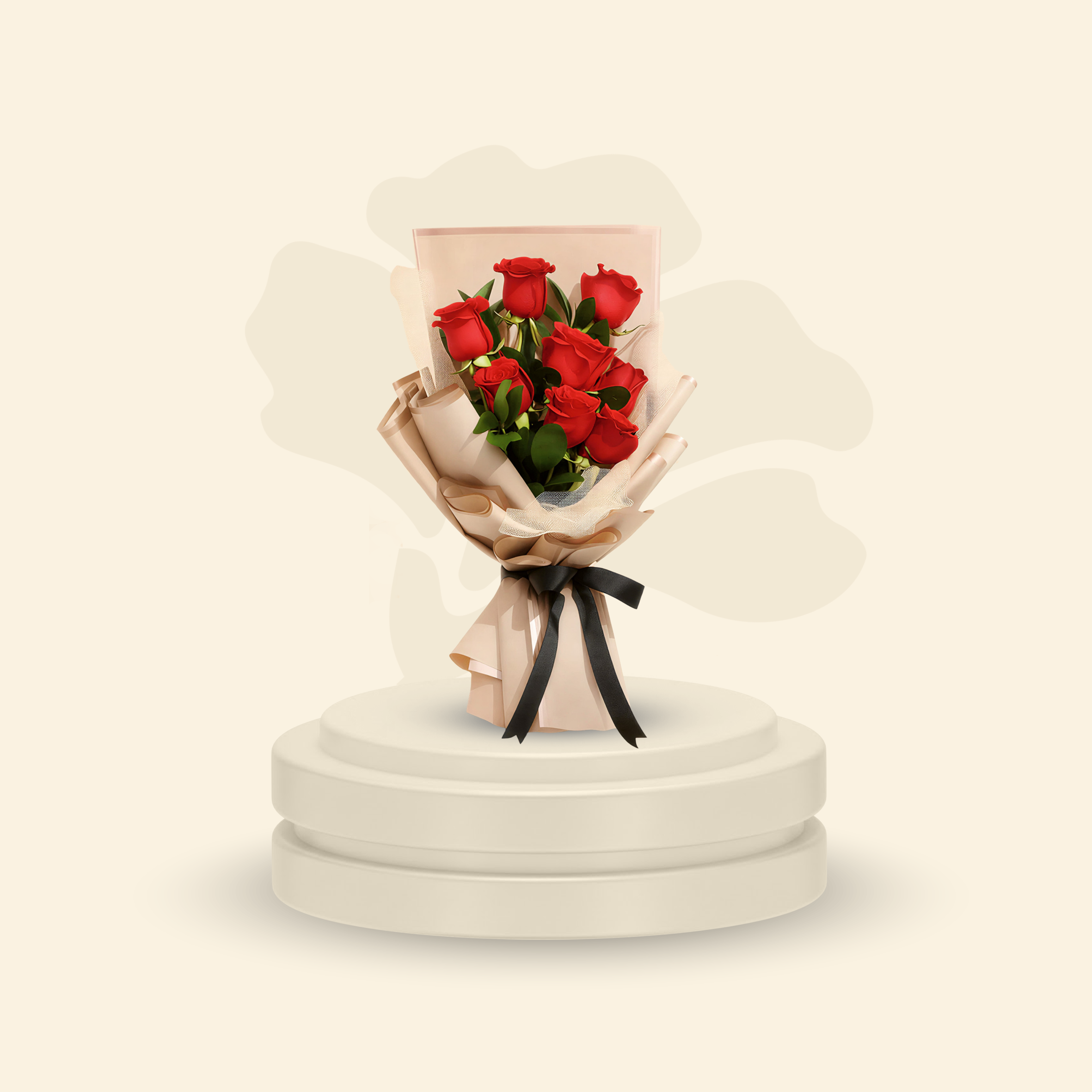 باقة ورد رومانسية | ورد جوري احمر