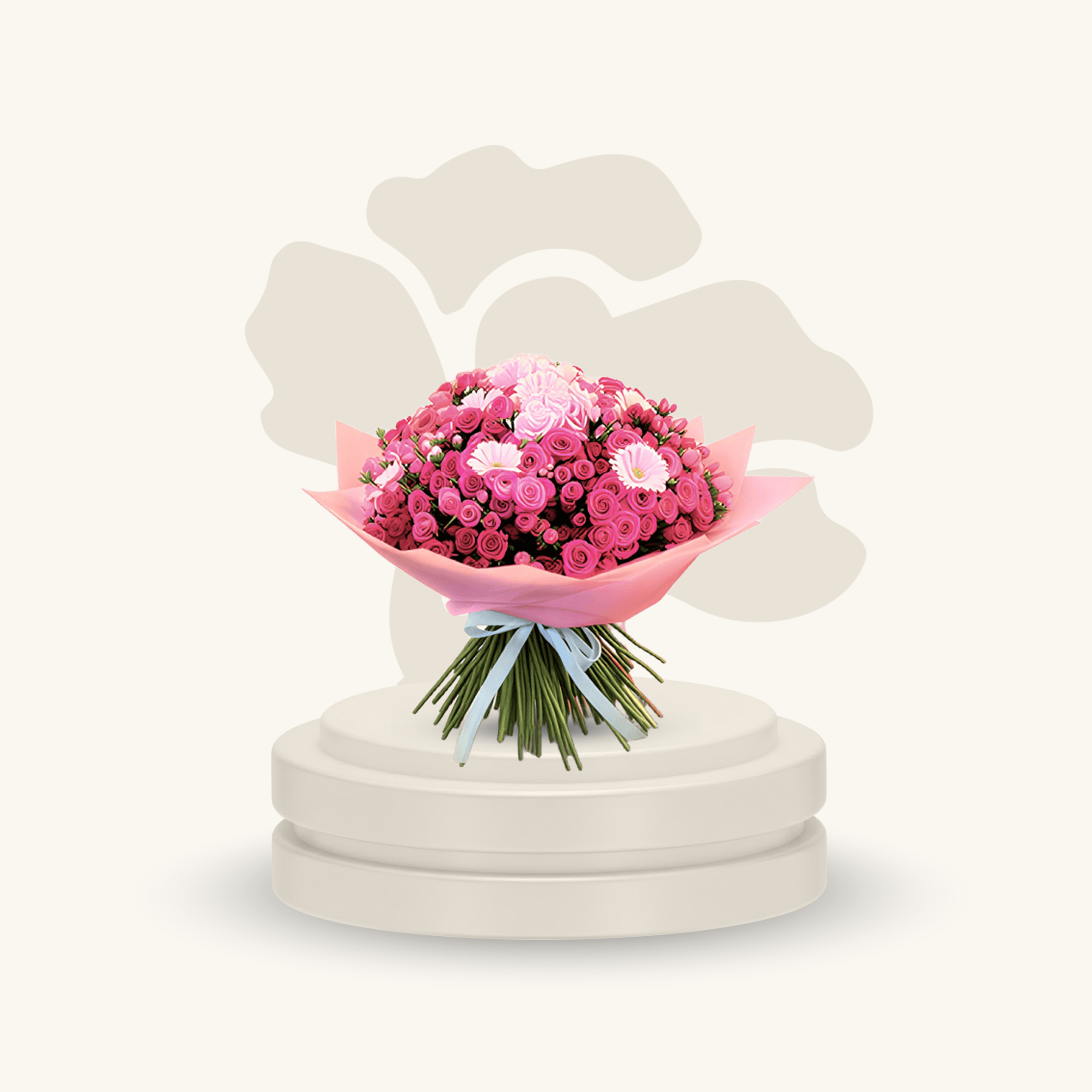 زهور الحديقة الوردية