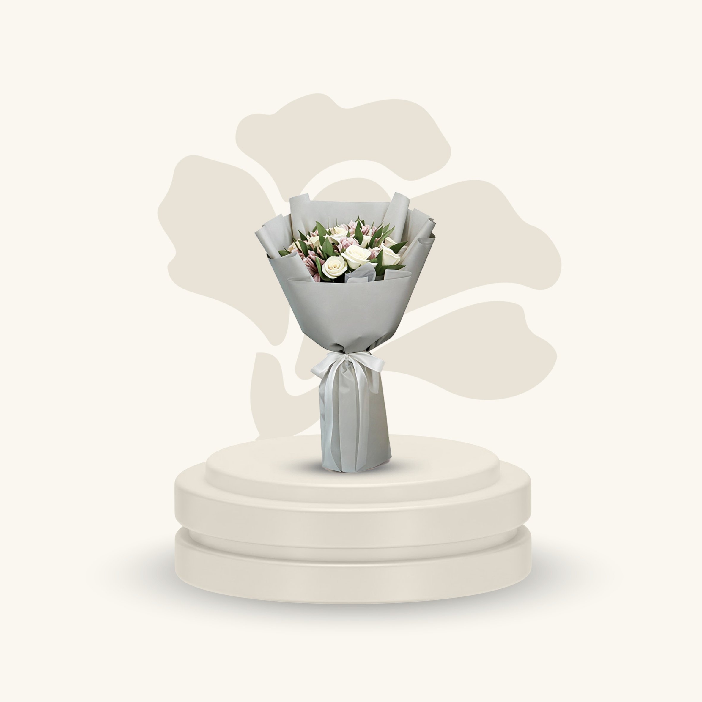 باقة نعومة الورد