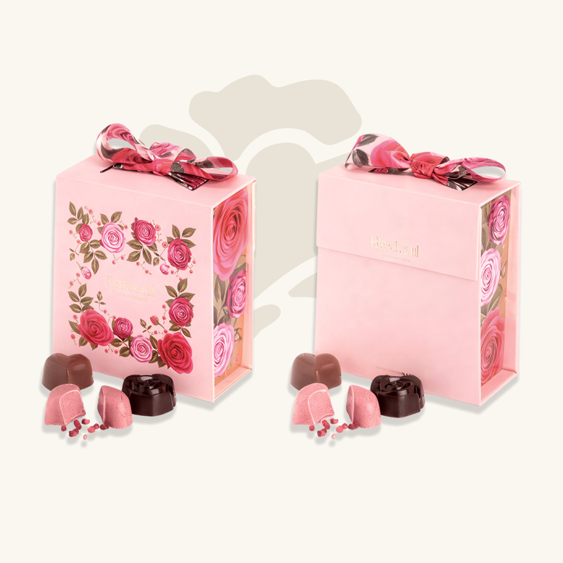 علبة صغيرة لحقيبة الورد