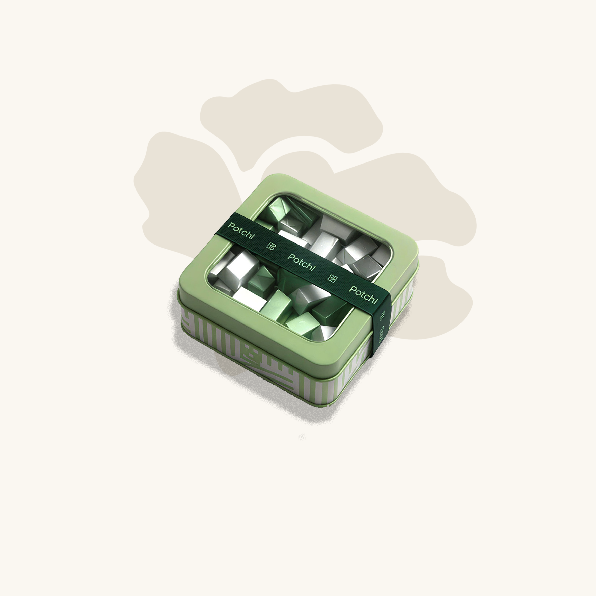 علبة معدنية من ٦٤ قطعة، لي مينيونيت باريس