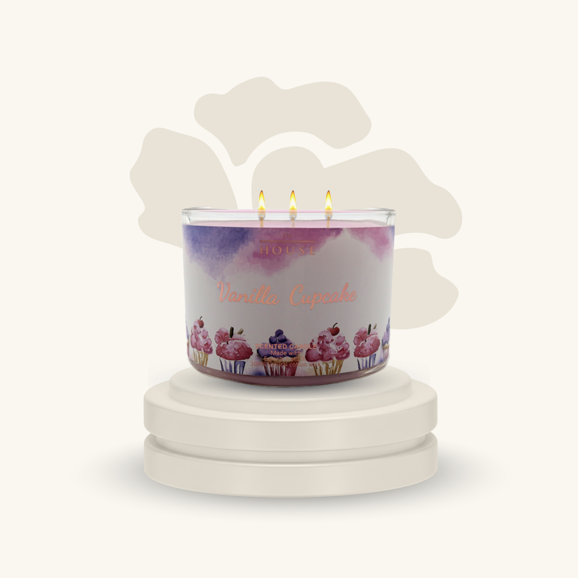 شمعة معطرة فانيلا الكب كيك 320جم