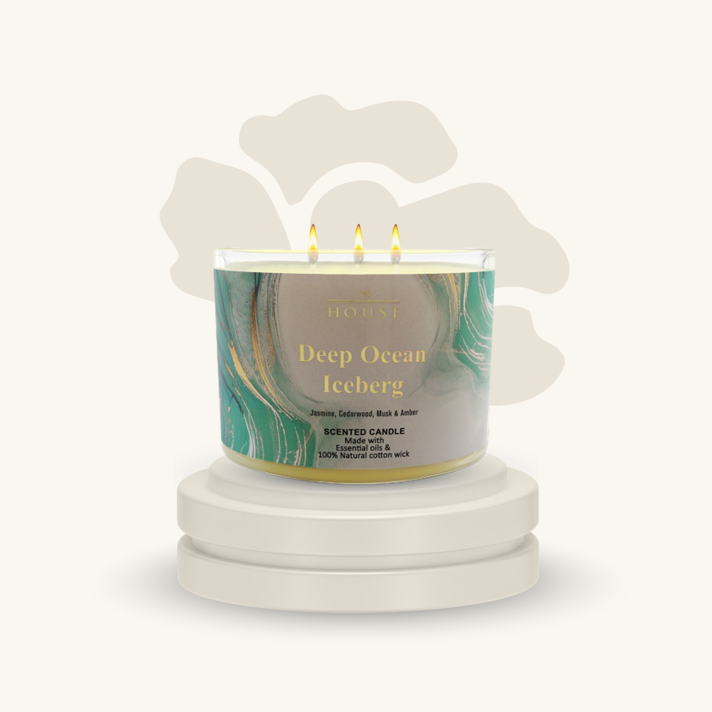 شمعة معطرة ديب أوشين أيس بيرج 320 جرام