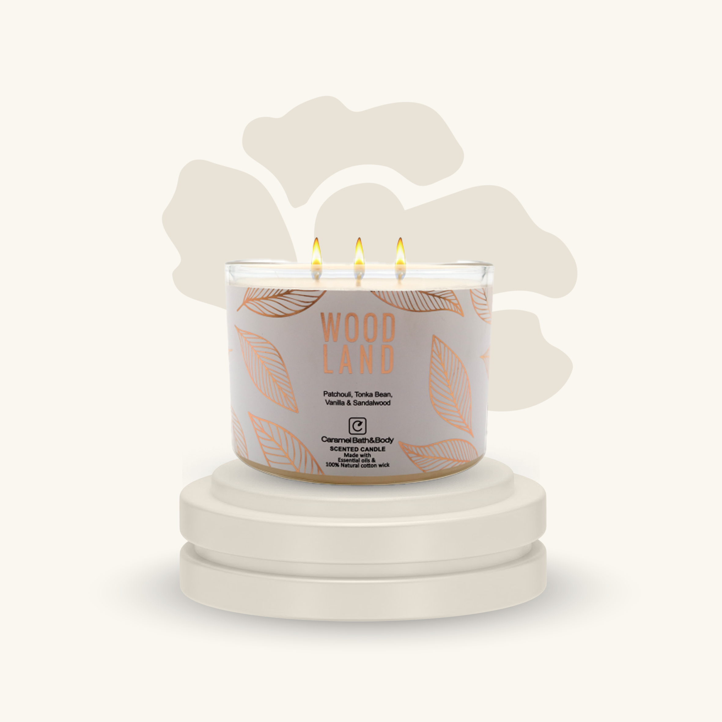 شمعة معطرة وود لاند 320 جرام