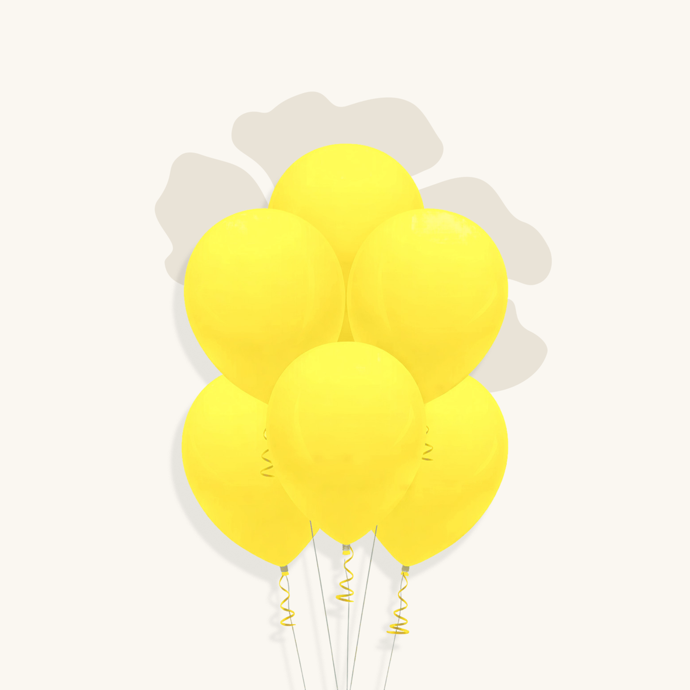 بالون لاتكس لون اصفر